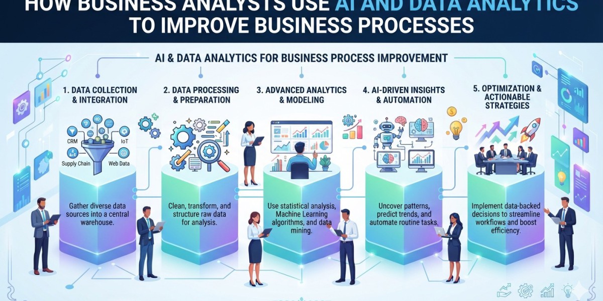 How Can Business Analysts Use AI and Data Analytics to Improve Business Processes?