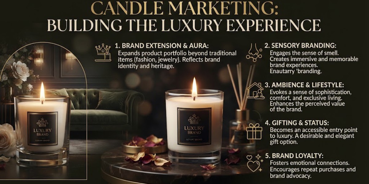 Why is candle marketing important for luxury brands?